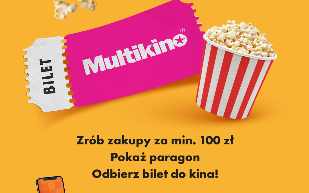 Bilety do Multikina za paragony!