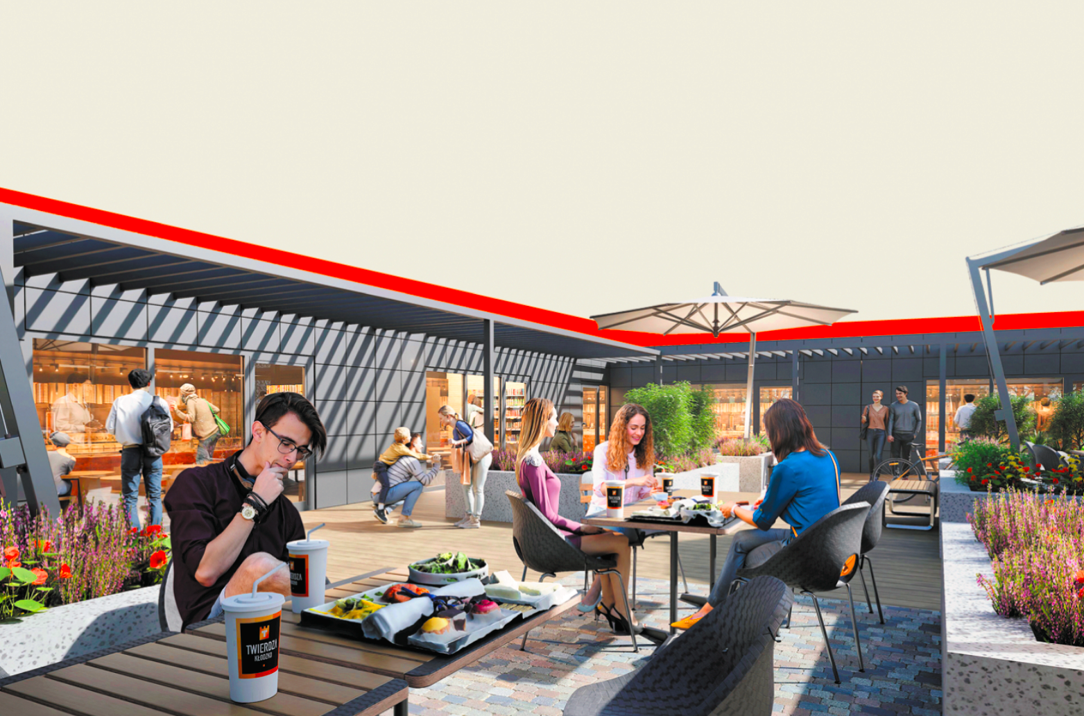 Wizualizacja Aleja Handlowa w Galerii Twierdza Kłodzko