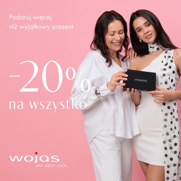 Dwie kobiety na plakacie firmy WOJAS