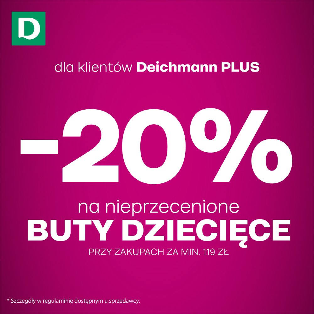 Promocja -20% w Deichmann