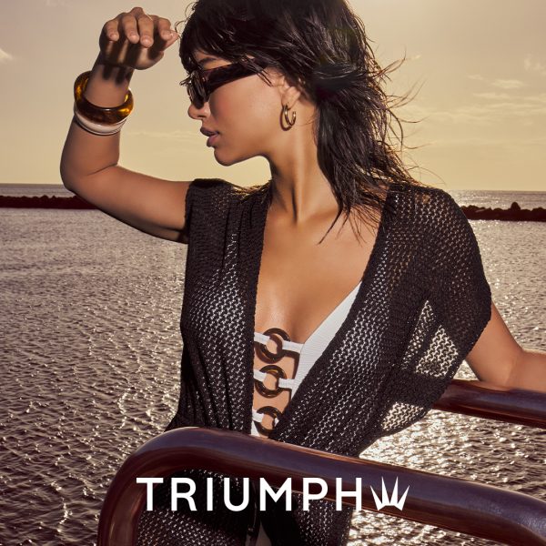 Modelka w bieliźnie marki Triumph