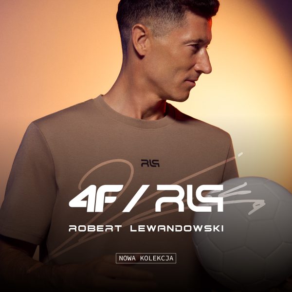 Robert Lewandowski w promocji marki 4F
