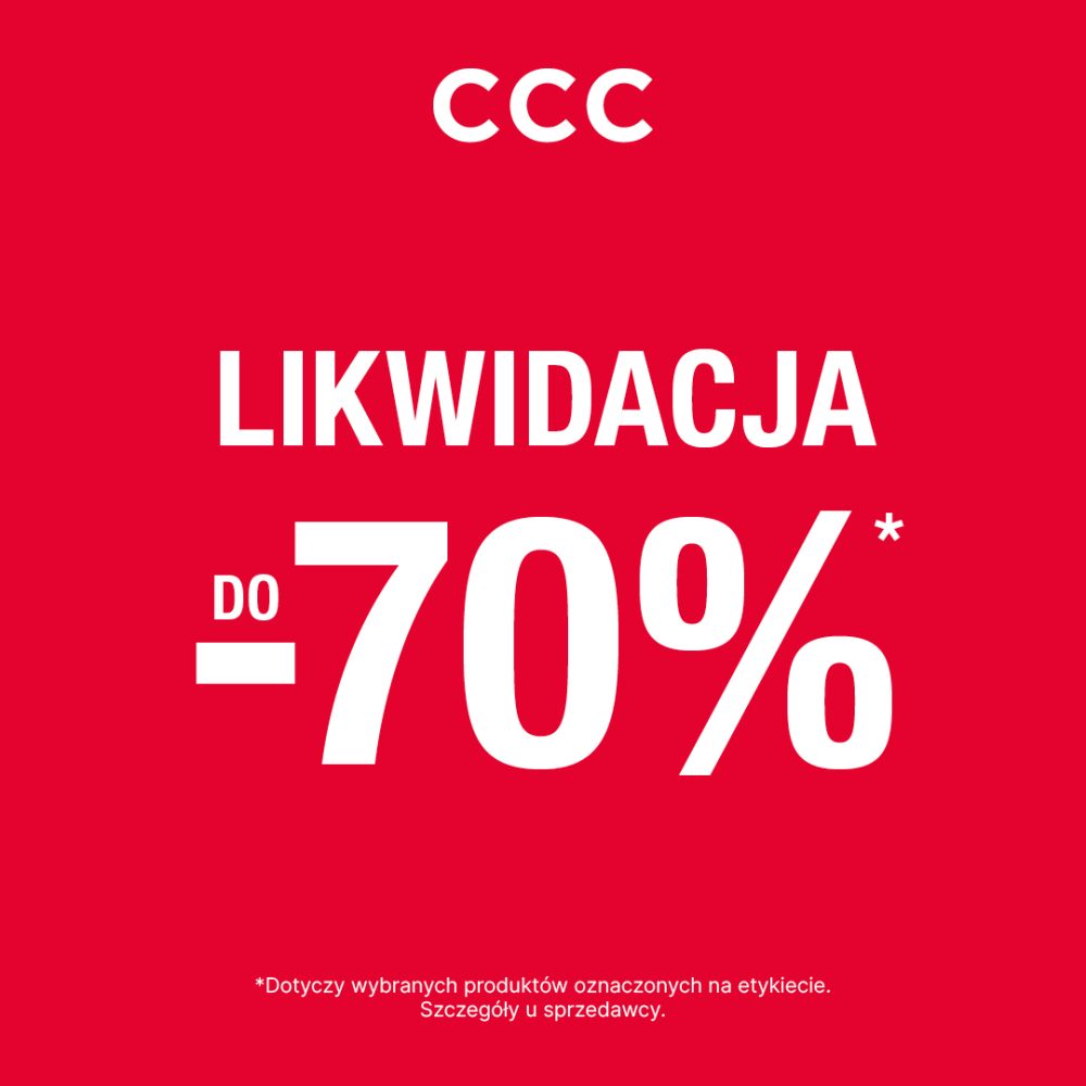 Grafika likwidacja do -70% w CCC