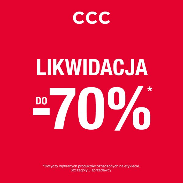 Grafika likwidacja do -70% w CCC