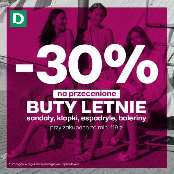 Grafika z promocją w Deichmann