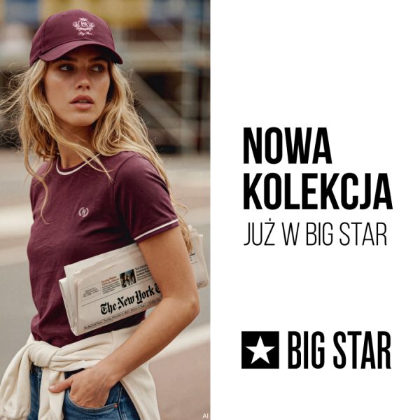 Grafika z modelką w stroju z Big Star