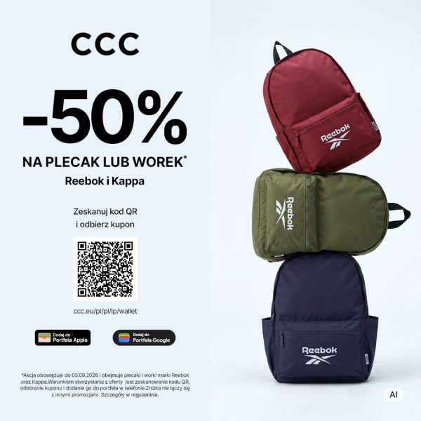Grafika z promocją w CCC