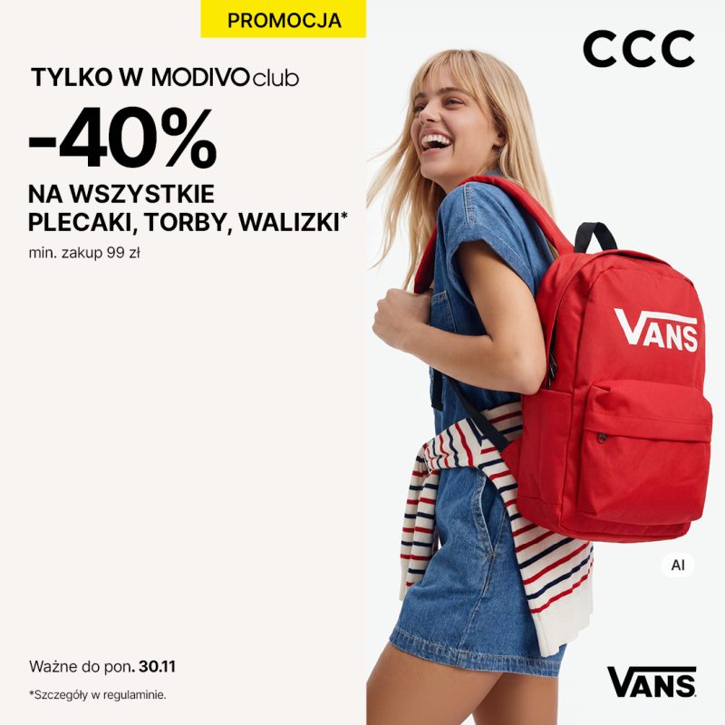 Grafika z promocją w CCC