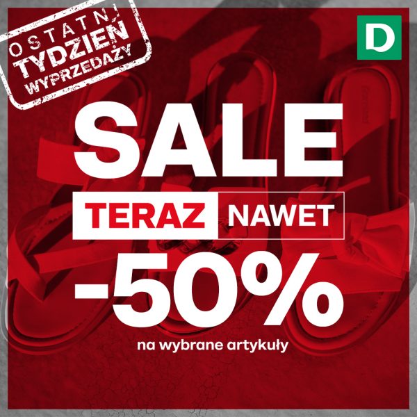 GRAFIKA Z WYPRZEDAŻĄ W DEICHMANN
