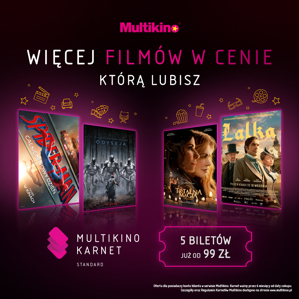 Plakat z nową ofertą Multikina