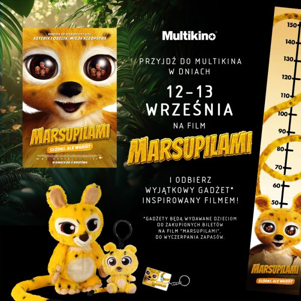Plakat filmowy z premierą w Multikinie