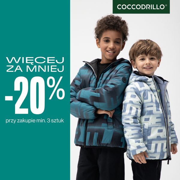 Dzieci w grafice z promocją w Coccodrillo