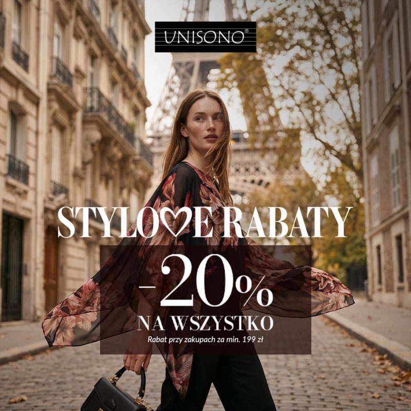 Grafika z promocją w Unisono