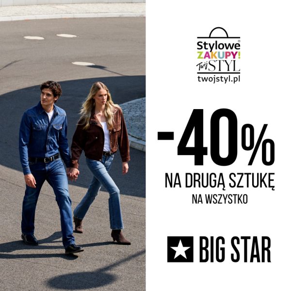 Modelka i model w grafice promocyjne z Big Star