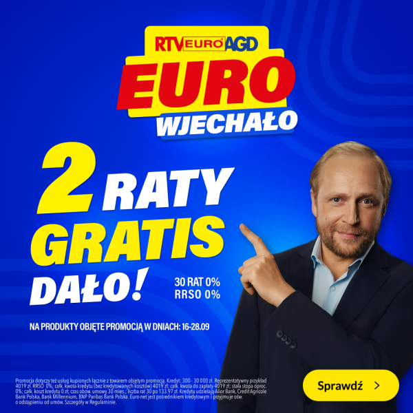 Piotr Adamczyk w nowej promocji w RTV EURO AGD