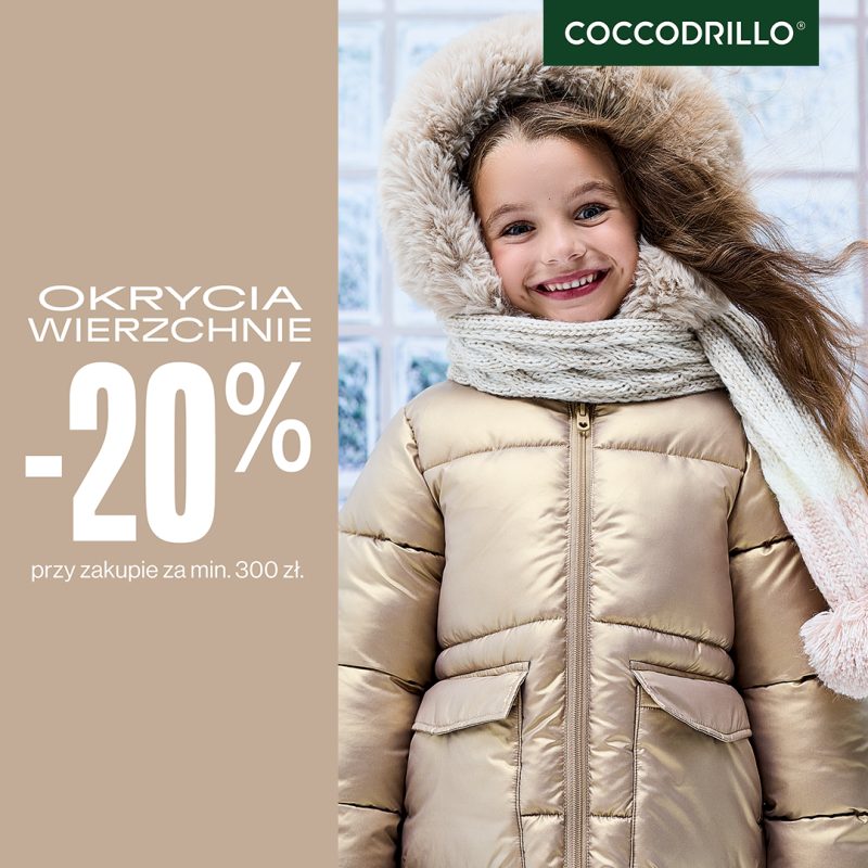 Dziecko w grafice promocyjnej Coccodrillo