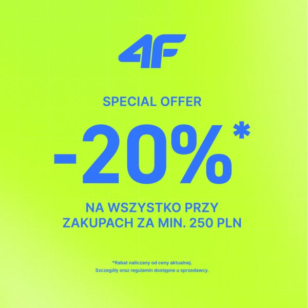 Grafika z nową promocją w 4F