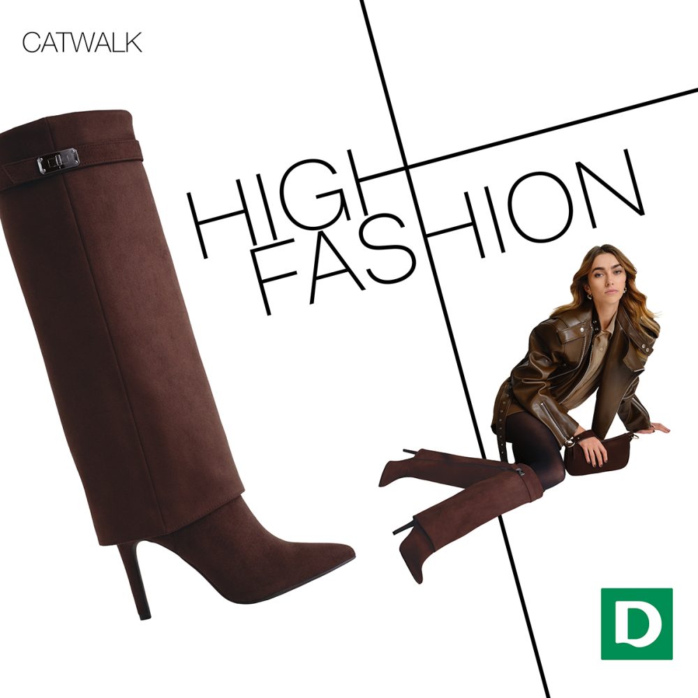 Modelka prezentująca nową kolekcję Deichmann