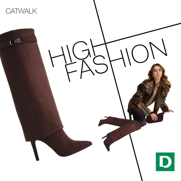 Modelka prezentująca nową kolekcję Deichmann