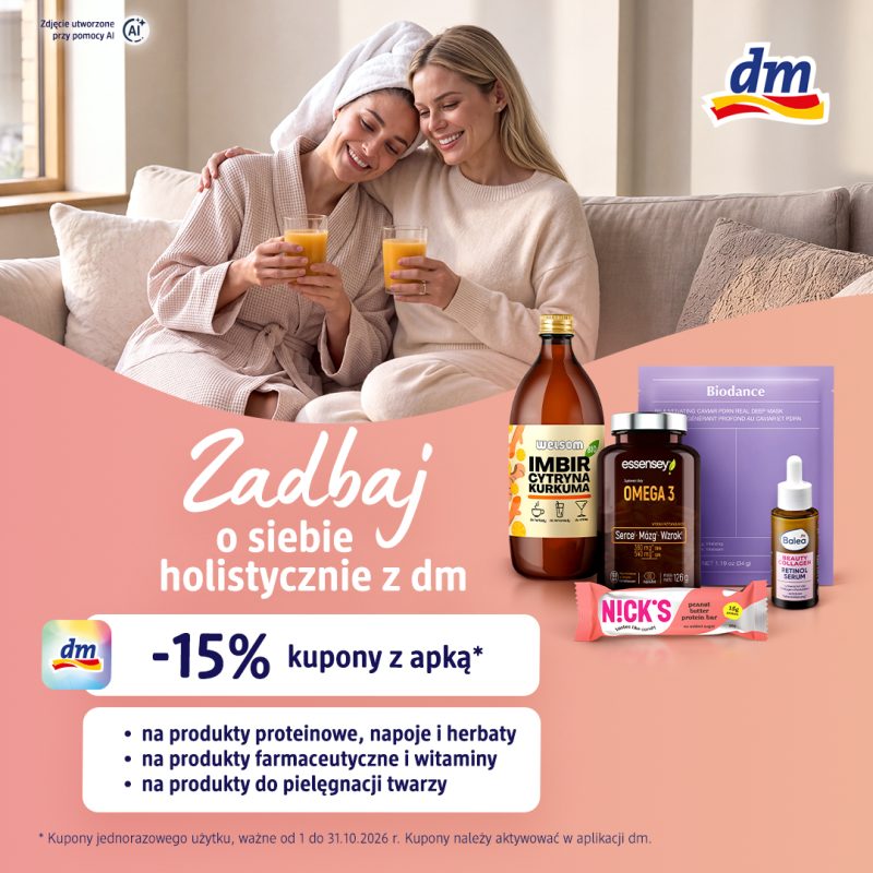 Grafika z promocją w dm