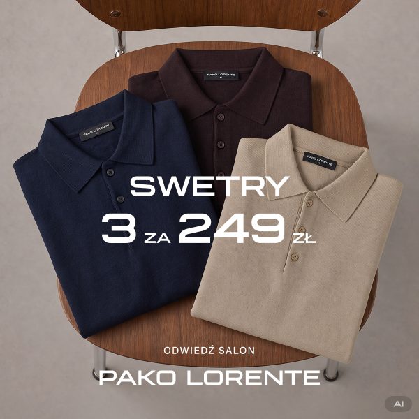 Promocja swetrów w Pako Lorente